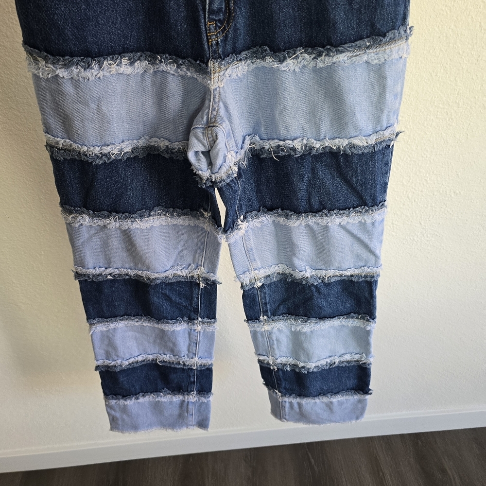 The Ragged Priest High Rise Patchwork Jeans - Picture 3 of 7